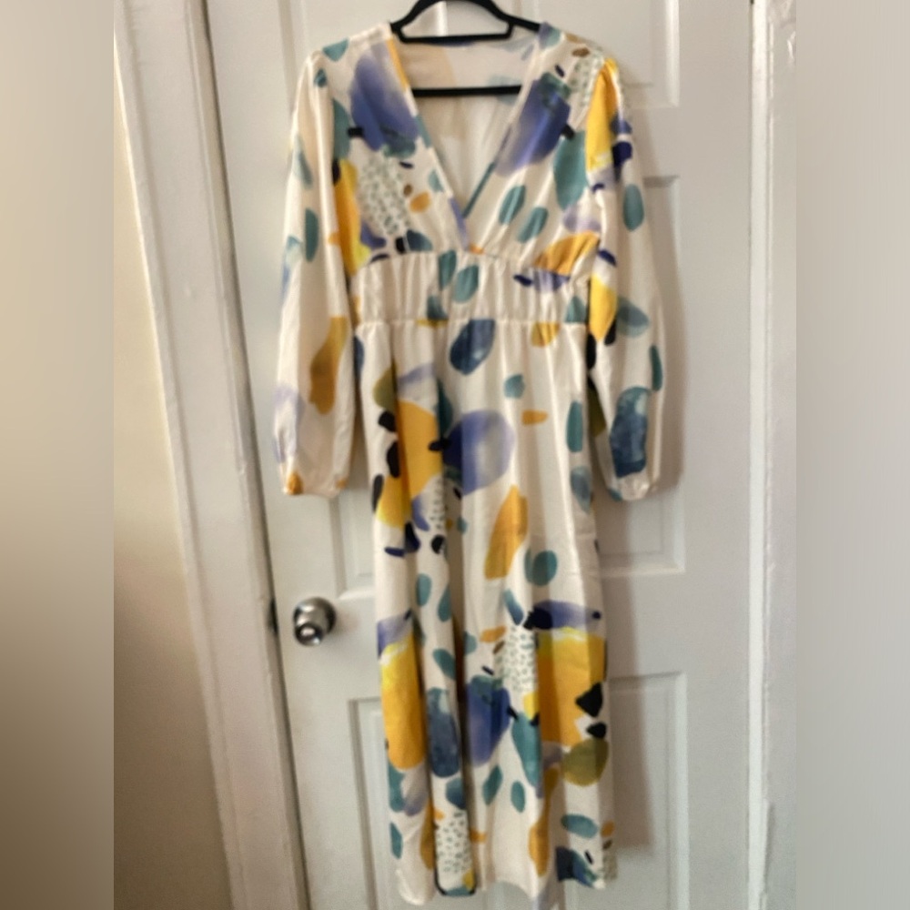 Colorful Boho/cottagecore dress